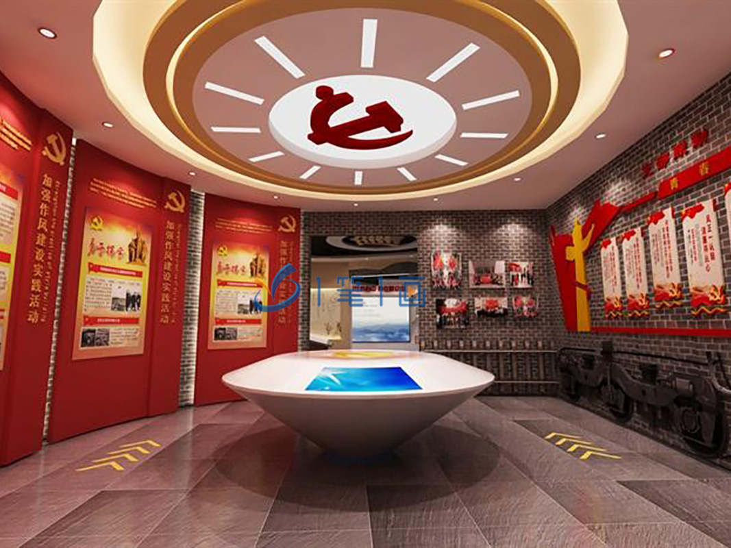 智慧黨建館解決方案_多媒體數(shù)字化企業(yè)黨建展廳策劃設(shè)計(jì)