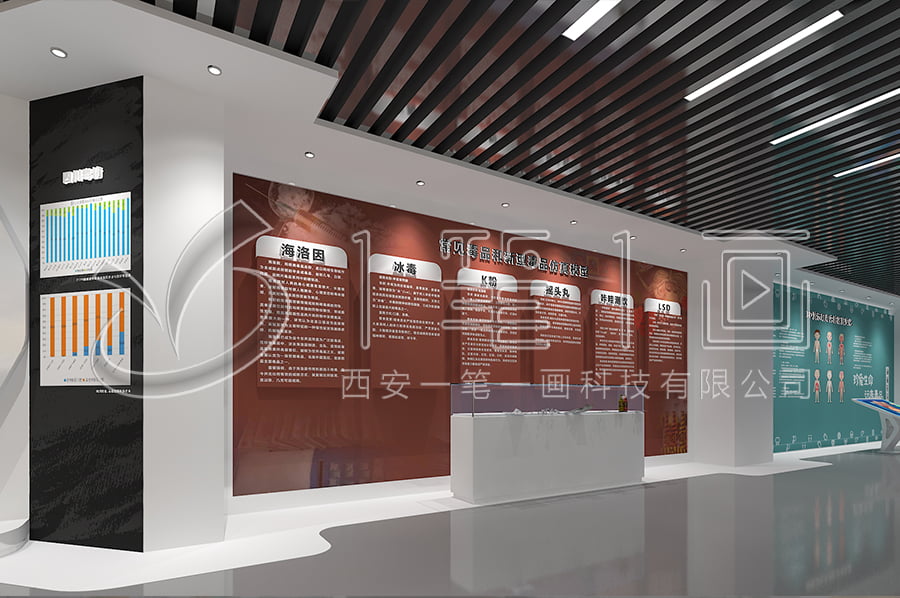 禁毒實訓(xùn)教育展廳方案策劃，建設(shè)無毒河北