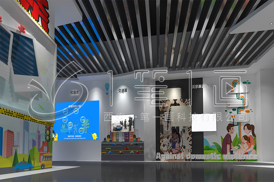 青少年成長護(hù)航宣傳教育館，未成年保護(hù)教育展廳，青少年保護(hù)宣傳展館