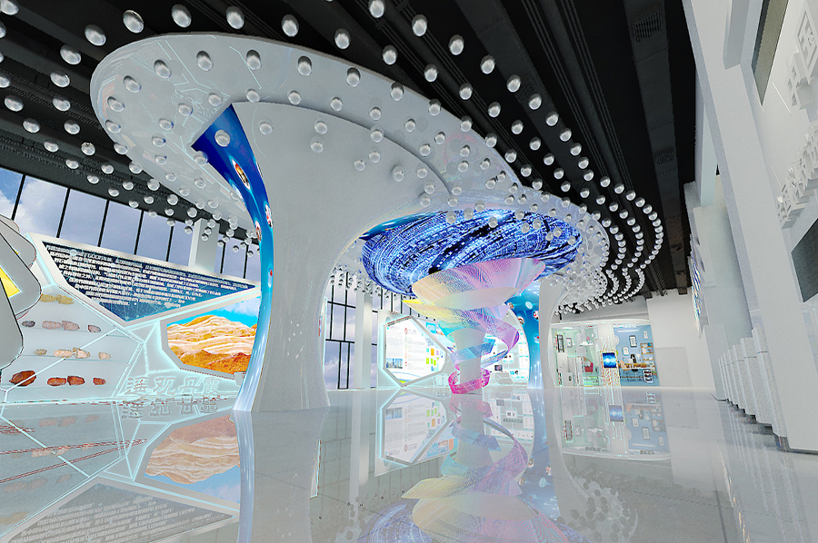 城市規(guī)劃館設(shè)計，展廳多媒體升級改造，展廳部分展項設(shè)計與施工