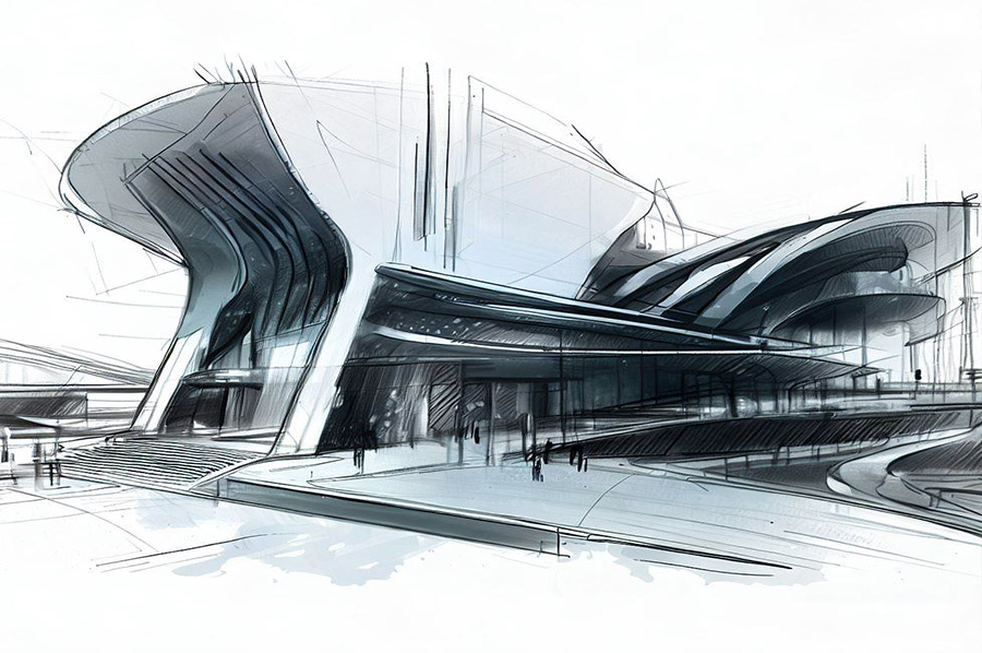 科技館設計，數(shù)字化科技館設計方案，科技館外觀設計