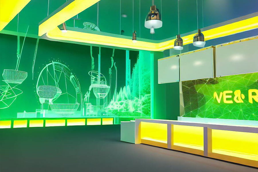 ?公司展廳設(shè)計，清潔能源企業(yè)展廳設(shè)計方案