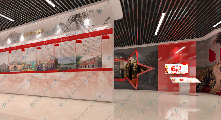 黨建展廳建設(shè)，黨建展廳設(shè)計(jì)，黨建展廳效果圖