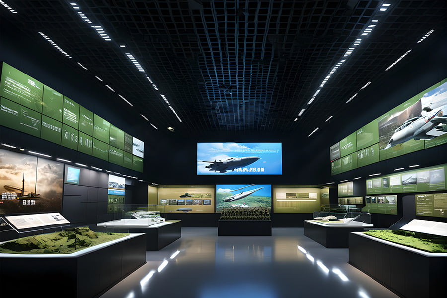 連云港市國防教育訓(xùn)練基地展廳設(shè)計(jì)公司，國防教育基地設(shè)計(jì)方案，國防展廳建設(shè)公司