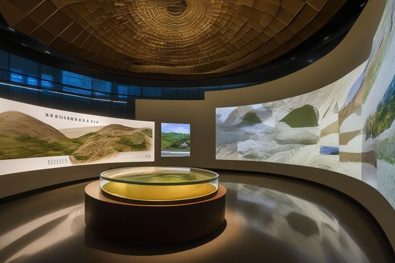 生物多樣性保護教育基地設計，環(huán)境教育基地室內展陳方案，一筆一畫展廳設計公司