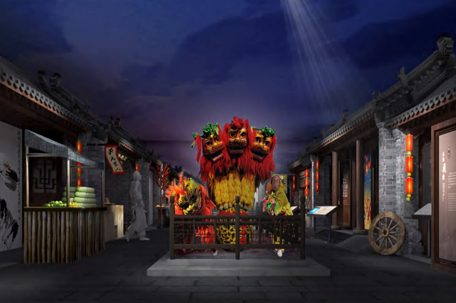 市文化館《文化館里享非遺》展廳設計方案，文化館非物質文化遺產保護宣傳展廳