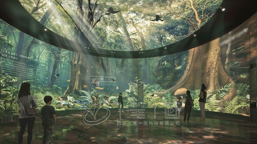 自然教育基地設(shè)計建設(shè)，沉浸式互動自然科普館方案