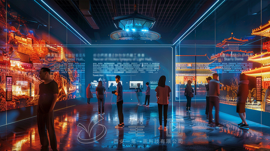 建筑工程職業(yè)學(xué)院建筑館設(shè)計，沉浸式建筑館建設(shè)方案，重慶多媒體展廳設(shè)計公司