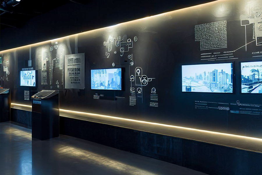 智慧國(guó)企博物館設(shè)計(jì),數(shù)字化展覽館建設(shè),現(xiàn)代企業(yè)展廳多媒體互動(dòng)