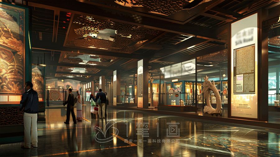 最新文博院展廳設(shè)計，沉浸式文化館設(shè)計，高科技博物館設(shè)計