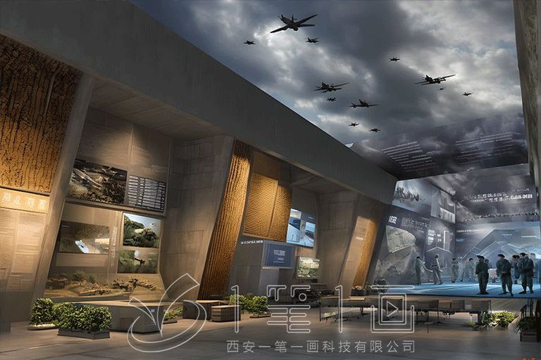成都市國(guó)防教育展廳設(shè)計(jì)，最新國(guó)防教育基地建設(shè)方案，成都展廳設(shè)計(jì)公司
