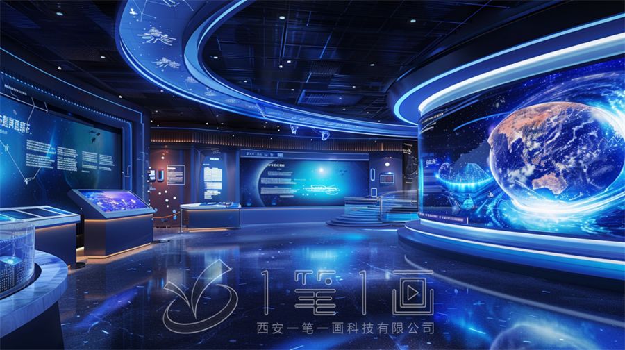 最新星空飛行教育基地設(shè)計(jì)方案，高科技沉浸式展廳建設(shè)方案擬案例