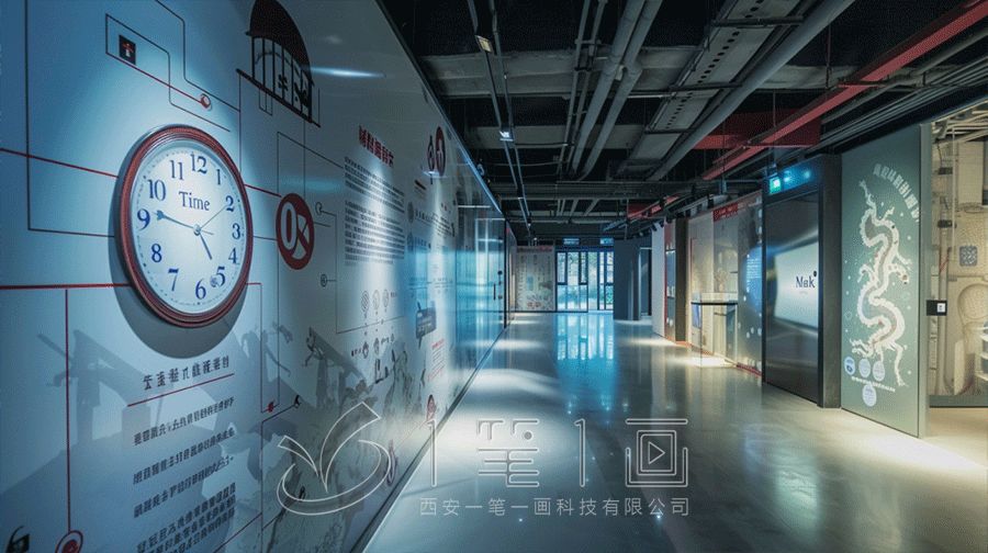 聲光電知識產權教育基地展廳建設方案，現(xiàn)代化知識產權教育基地設計效果圖擬案例