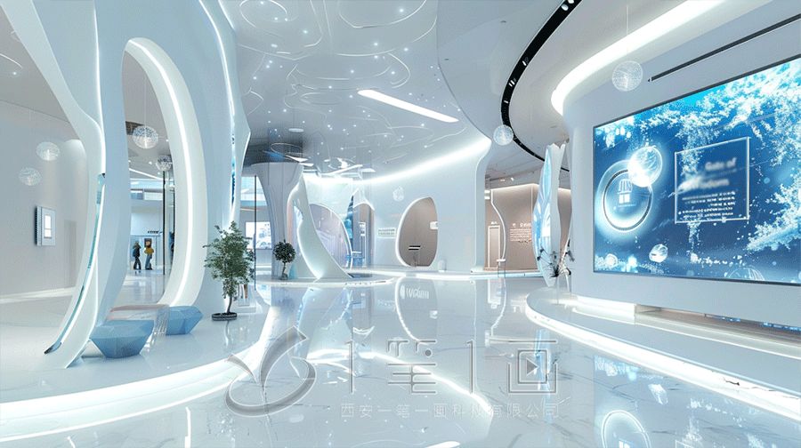 互動全民知識產權教育展館建設施工，聲光電知識產權教育基地展廳設計擬方案