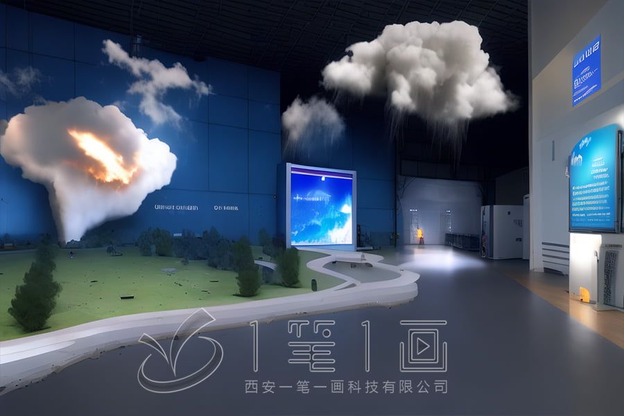 縣突發(fā)事件預(yù)警信息氣象科普館設(shè)計(jì)方案，氣象科普展廳建設(shè)方案