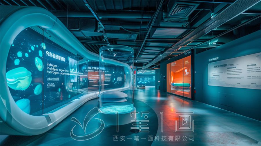 氫醫(yī)學(xué)體驗(yàn)館設(shè)計(jì)方案，多媒體氫醫(yī)學(xué)展廳建設(shè)施工方案