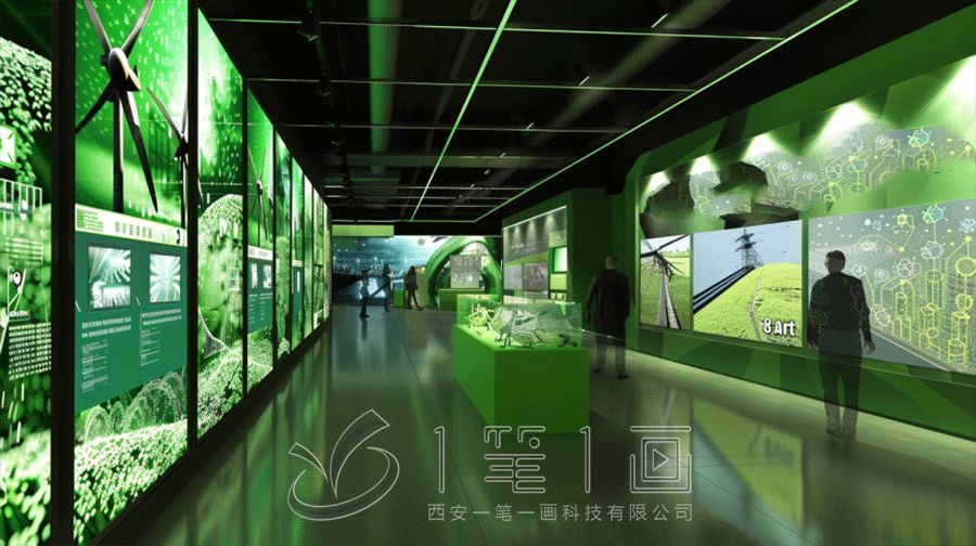 風(fēng)電展示中心（風(fēng)博物館）設(shè)計(jì)方案，多媒體風(fēng)電展示展廳建設(shè)