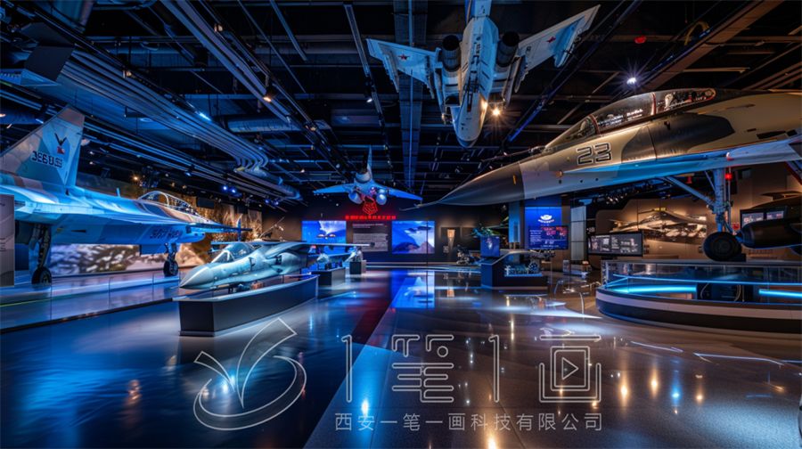 最新國防動員教育基地設(shè)計(jì)，市國防動員辦公室人防科普教育館升級改造方案策劃公司西安一筆一畫科技