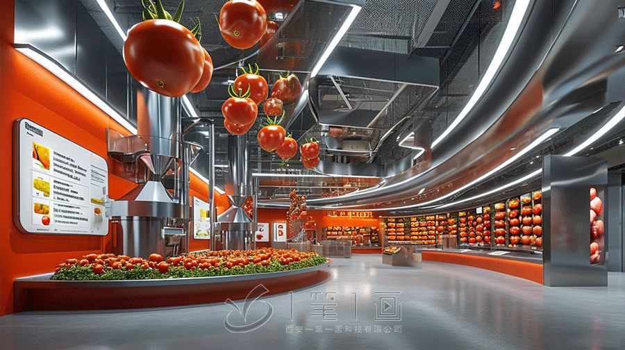 番茄展廳設(shè)計(jì)方案，多媒體番茄展廳建設(shè)方案