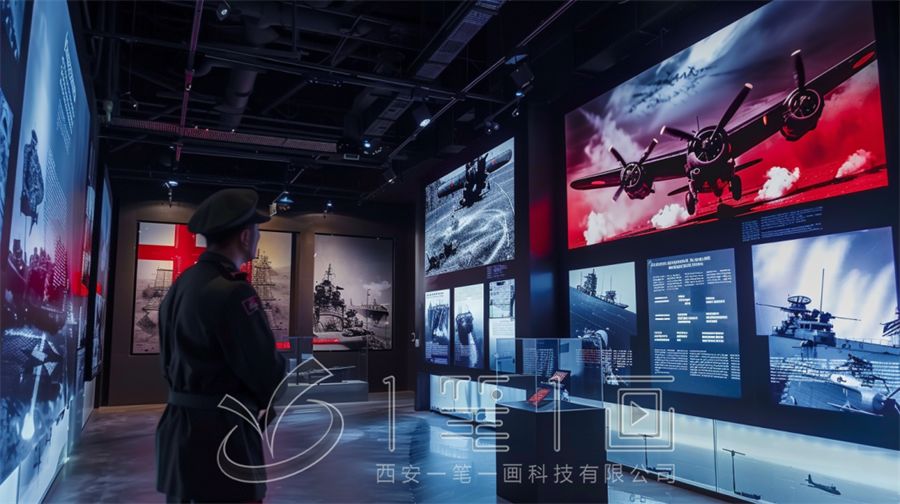 國防動員綜合教育訓練基地設(shè)計方案，多媒體國防動員教育展廳建設(shè)施工方案