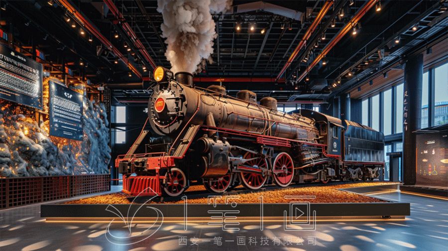 鐵路公司重載教育基地展廳設(shè)計方案，多媒體重載展廳建設(shè)策劃方案公司