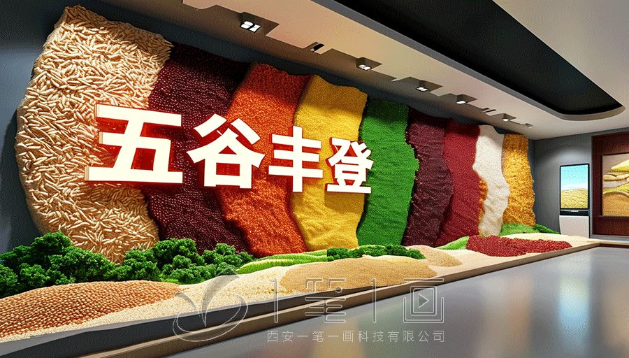 糧食和物資儲備中心安全教育基地設(shè)計方案，多媒體糧食安全展廳建設(shè)方案策劃公司