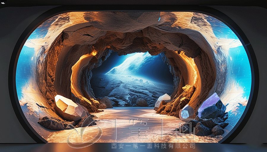 創(chuàng)意地質(zhì)公園博物館方案-效果圖設(shè)計(jì)-高科技博物館施工建設(shè)公司方案