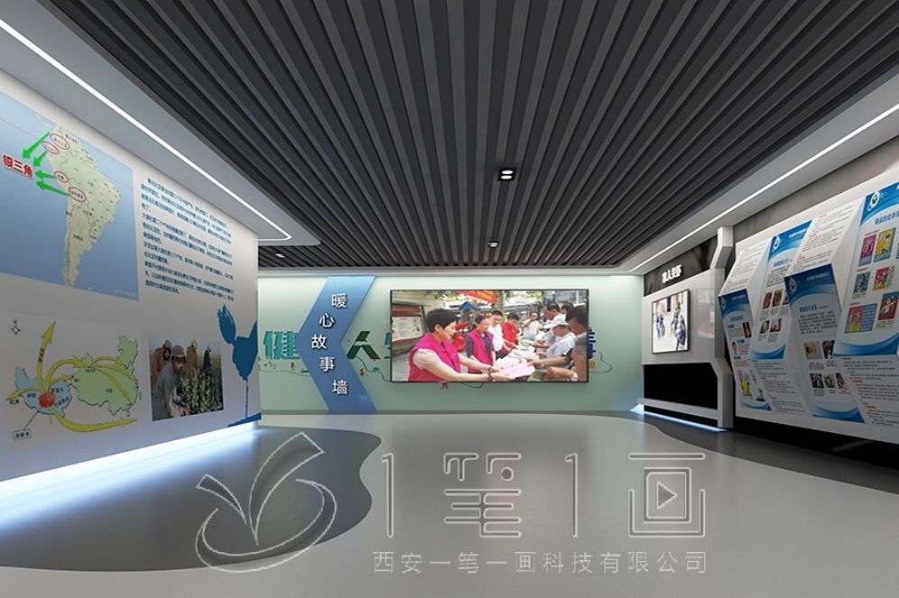 中醫(yī)藥展廳設計, 互動多媒體設備, 現(xiàn)代化展示