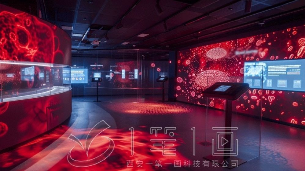 禁毒教育基地設(shè)計(jì), 青少年禁毒展廳互動(dòng), 現(xiàn)代化展廳建