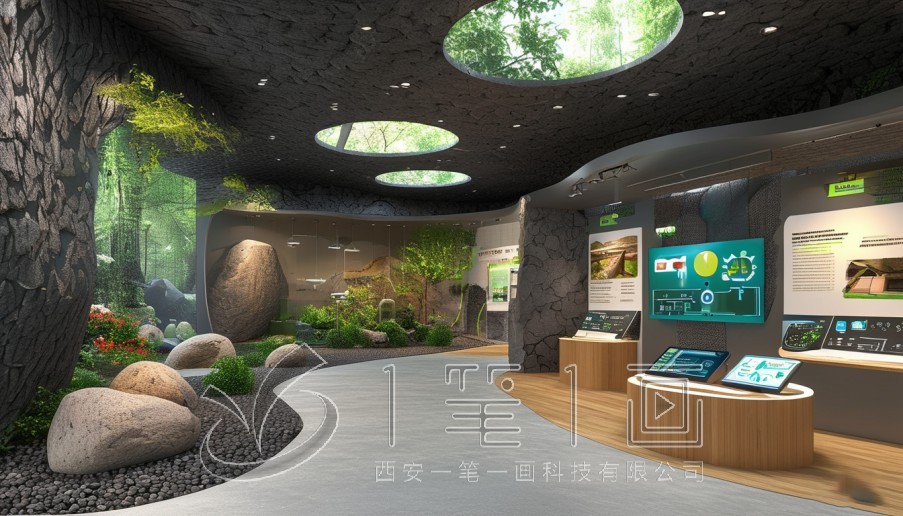 垃圾分類展廳，環(huán)保展廳