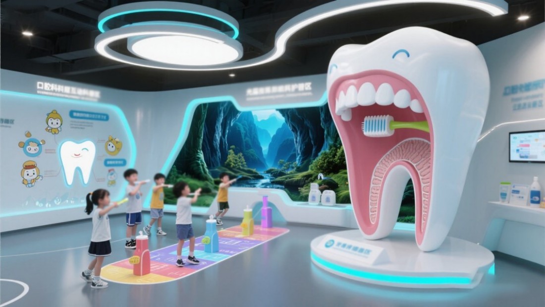 口腔展館設(shè)計，口腔科普教育基地