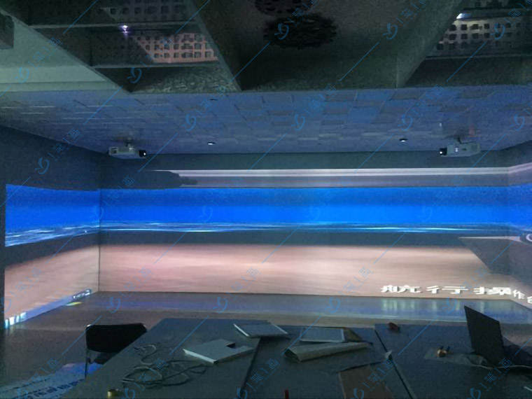 多媒體公共安全館設(shè)計，多媒體企業(yè)展廳弱電設(shè)計-西安一筆一畫科技有限公司