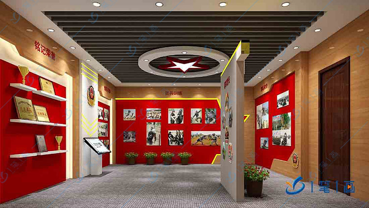 多媒體黨建展廳設(shè)計公司哪家好，進行設(shè)計效果圖和策劃方案