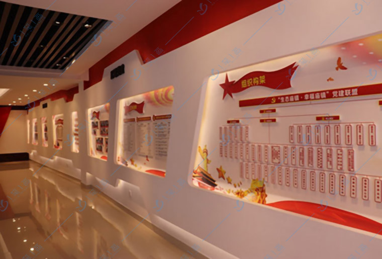 黨建展廳設(shè)計效果圖 黨建展廳設(shè)計效果圖