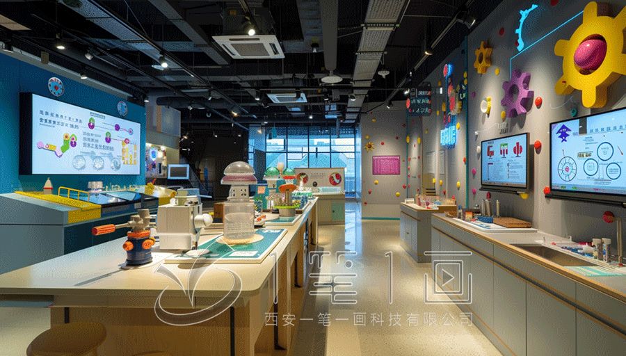 一筆一畫市兒童科普教育基地效果圖設(shè)計