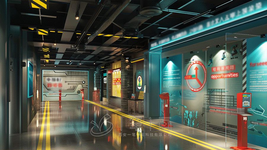 安全生產(chǎn)教育實踐基地效果圖