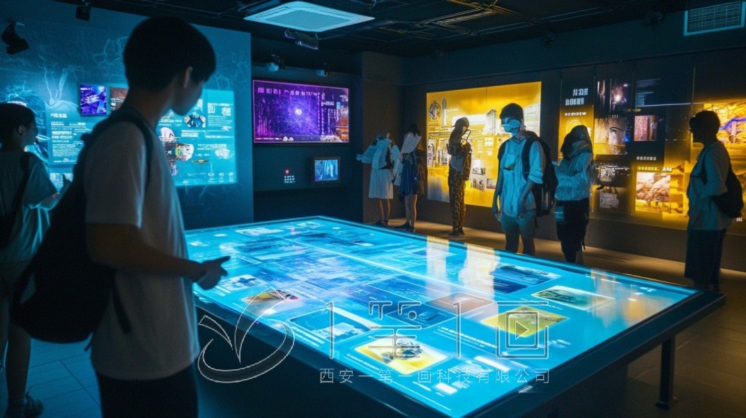 AI環(huán)保展廳效果圖
