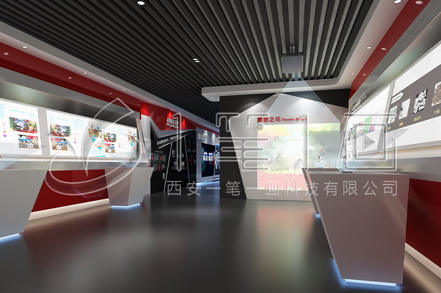 學校禁毒教育展示館平面設計 學校禁毒教育展示館平面設計