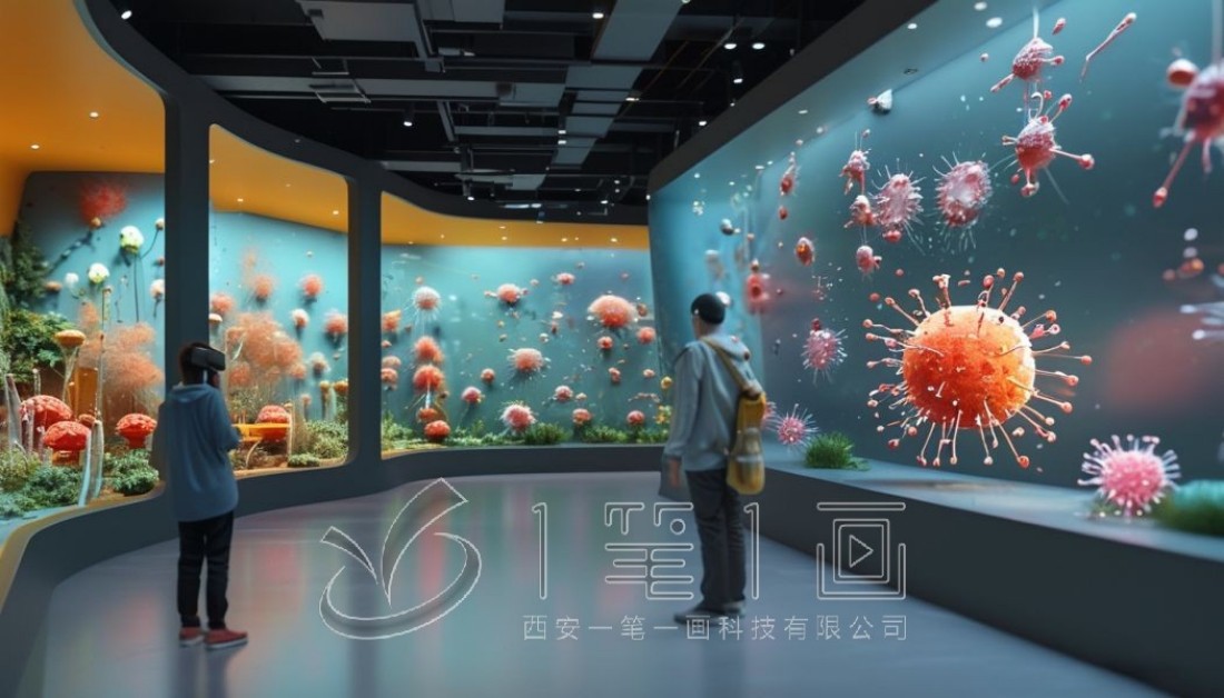 數(shù)字化生物安全教育基地效果圖 數(shù)字化生物安全教育基地效果圖