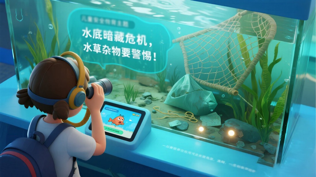 聲光電水上安全教育基地效果圖 聲光電展覽館效果圖