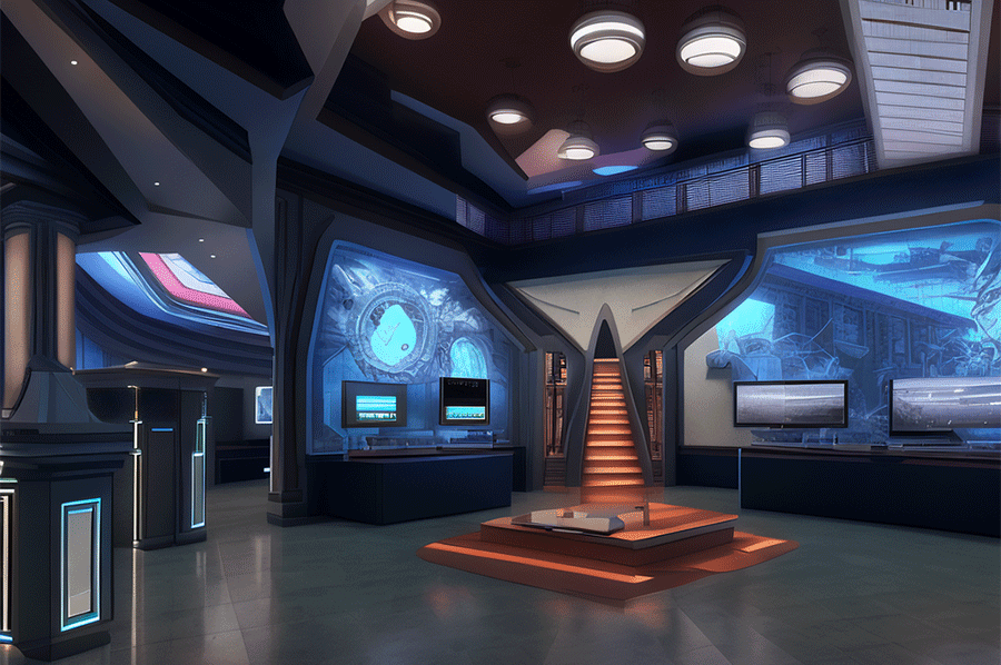 校史展廳設計平面圖