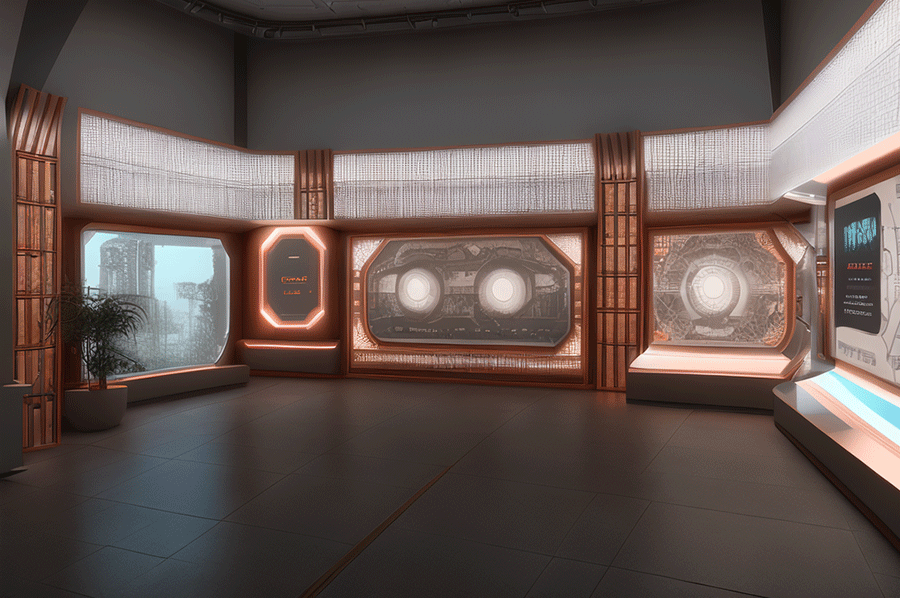 創(chuàng)意校史展館平面設(shè)計