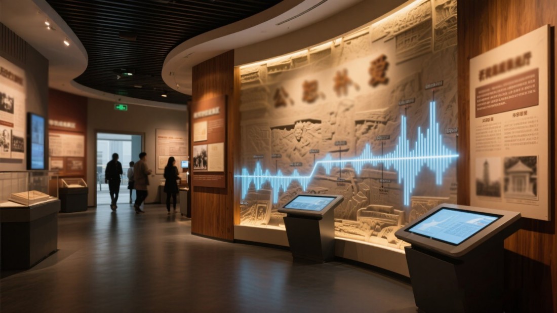 高科技校園文化長廊展示設(shè)計效果圖