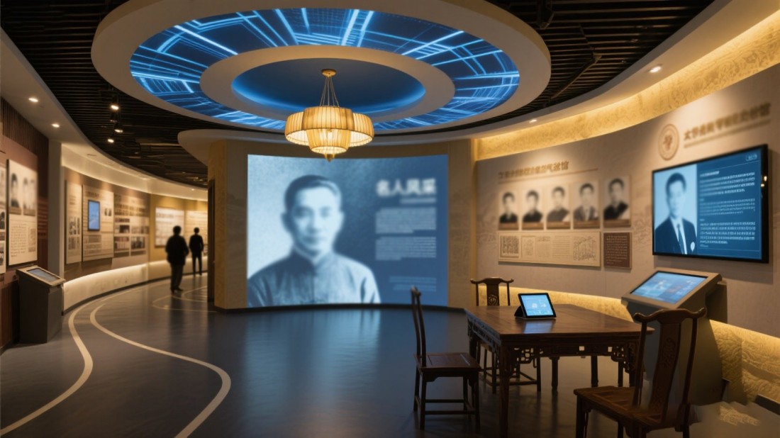 智能校史館設(shè)計效果圖