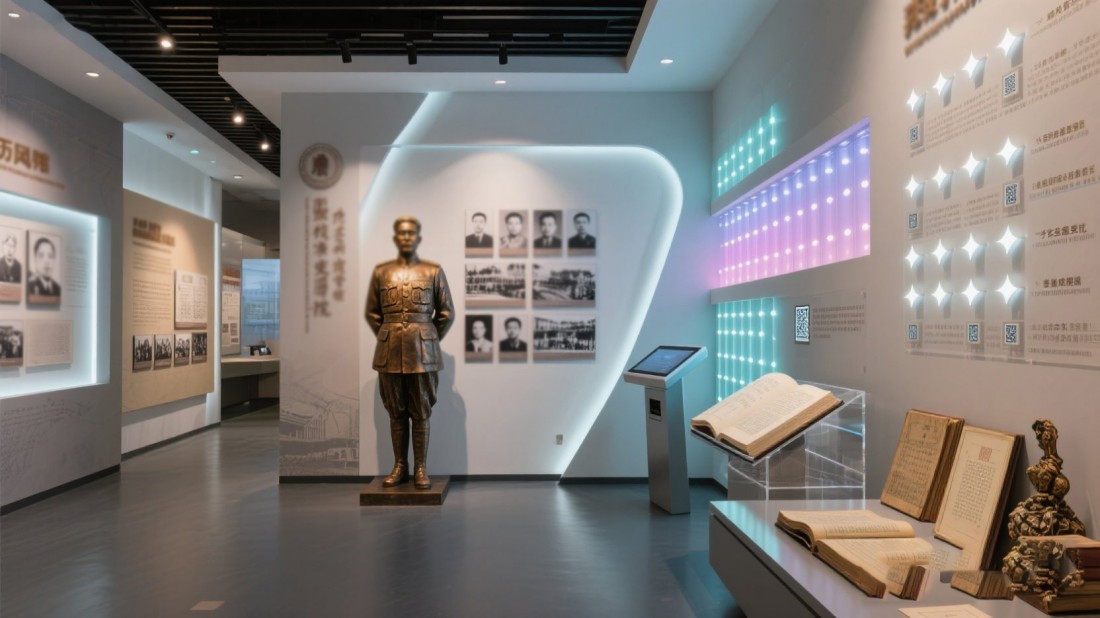 數(shù)字化大學(xué)校史館效果圖